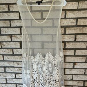 Chic Lace Sheer Dress